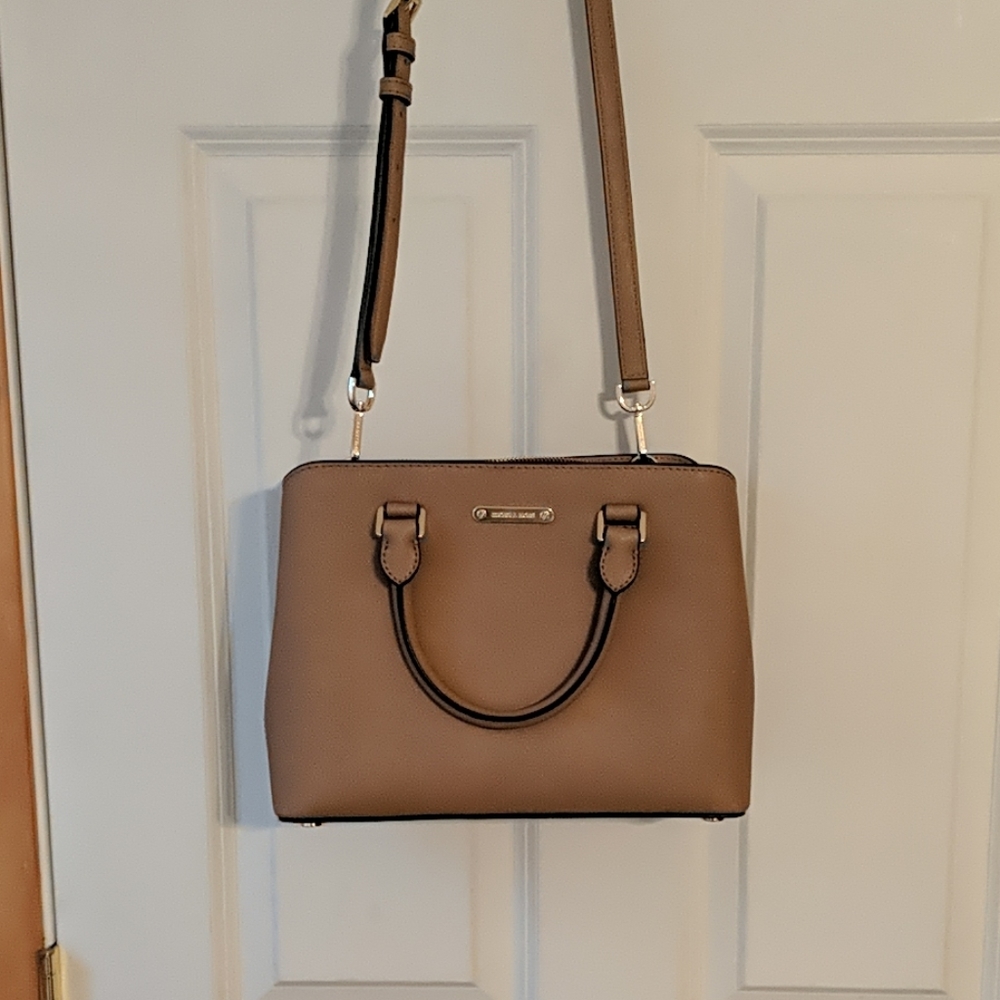 Michael Kors tan handbag